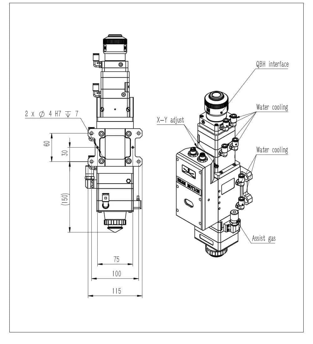 BM110 Cutting Head