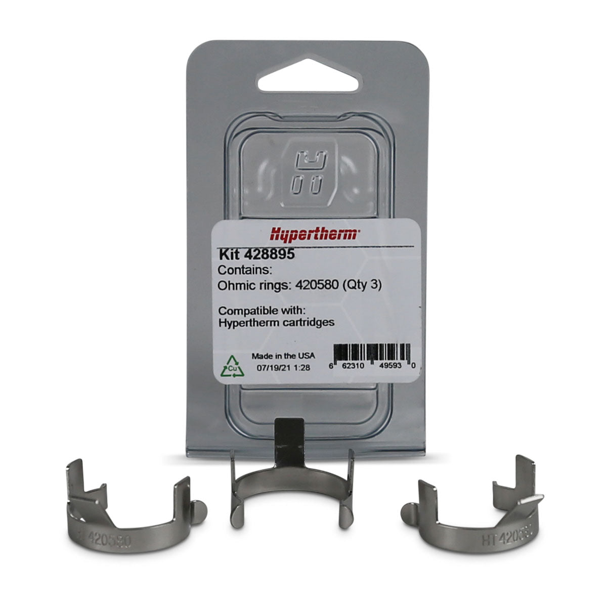Hypertherm 428895 Cartridge ohmic ring